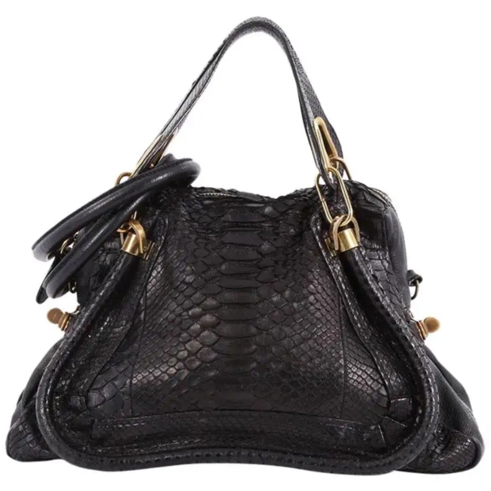 SAVE $2,955 - AUTHENTIC CHLOE PYTHON MEDIUM PARATY BAG